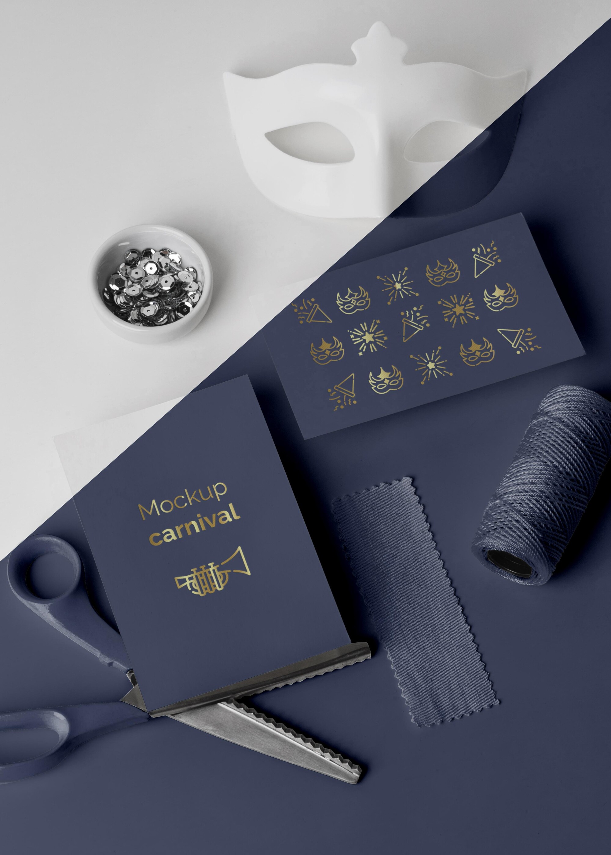 Embroidered sample package